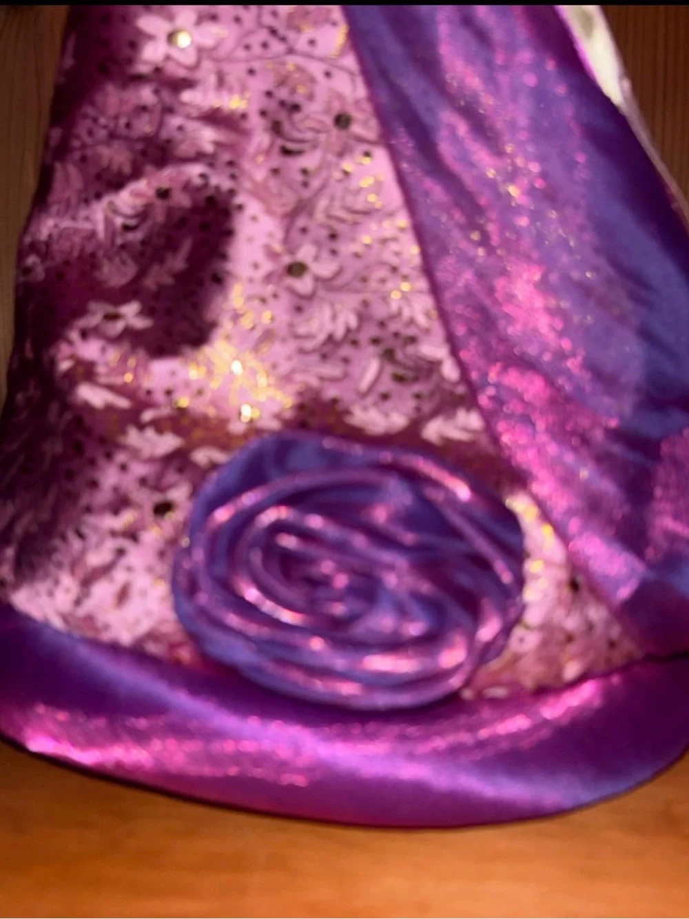 Disney Parks Rupunzel Satin Fabric hat